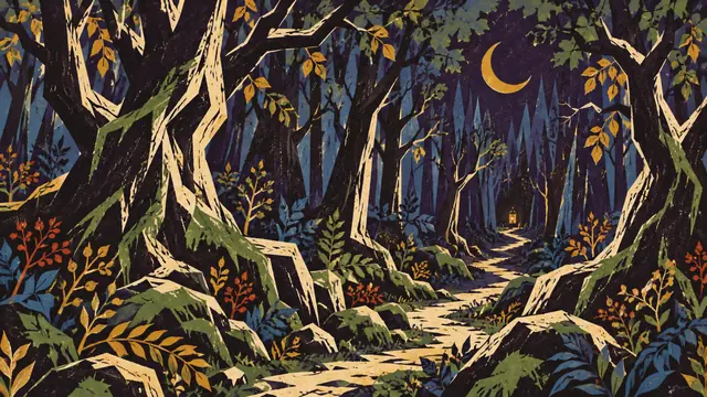 El bosque de noche